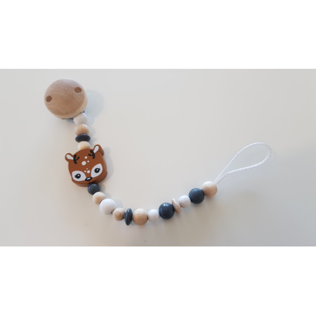 Schnullerkette "Rehkitz" OHNE Name