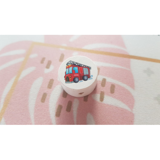 Schnullerkette  Motiv "Feuerwehr"